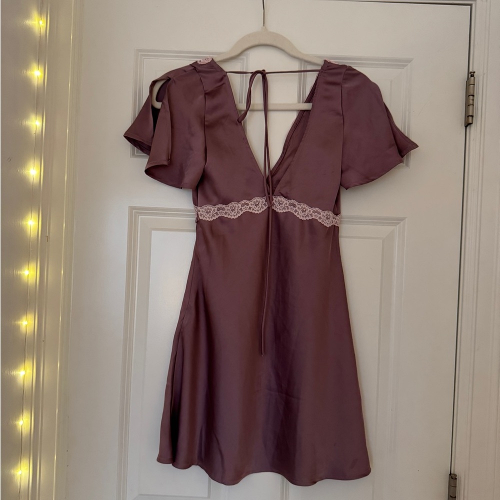 Princess Polly Dress with Lace Detail